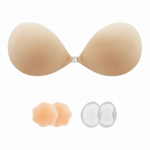 LalaWing Adhesive Strapless Nude Bra C